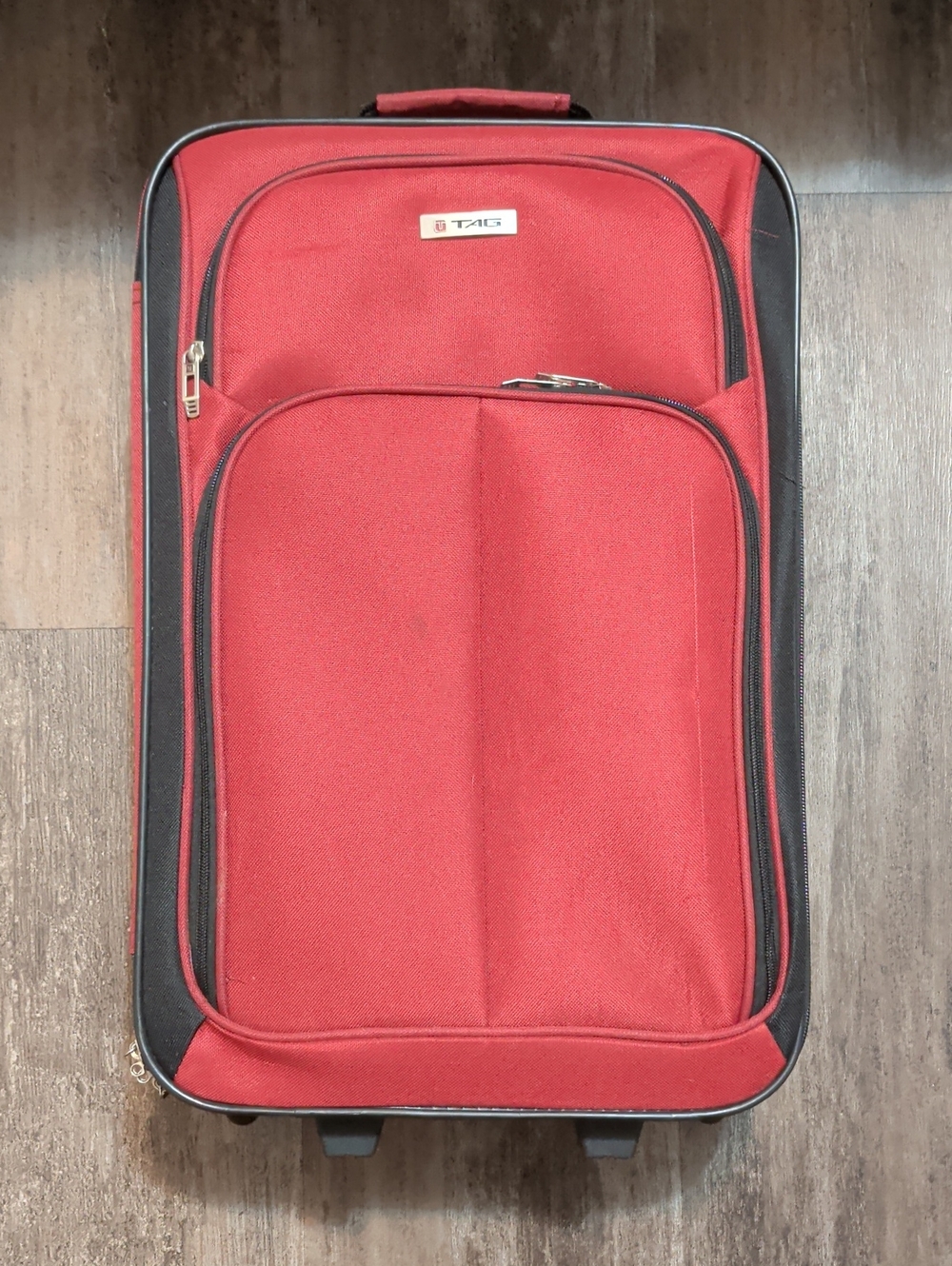 Red Travel Carry-On Bag